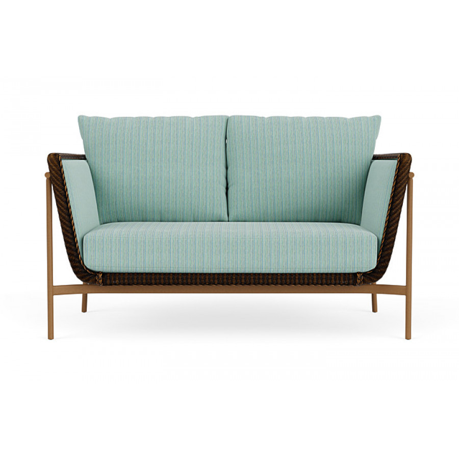 Lloyd Flanders™ Solstice Loveseat  - Mink, Hickory