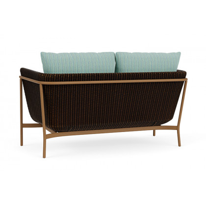 Lloyd Flanders™ Solstice Loveseat  - Mink, Hickory
