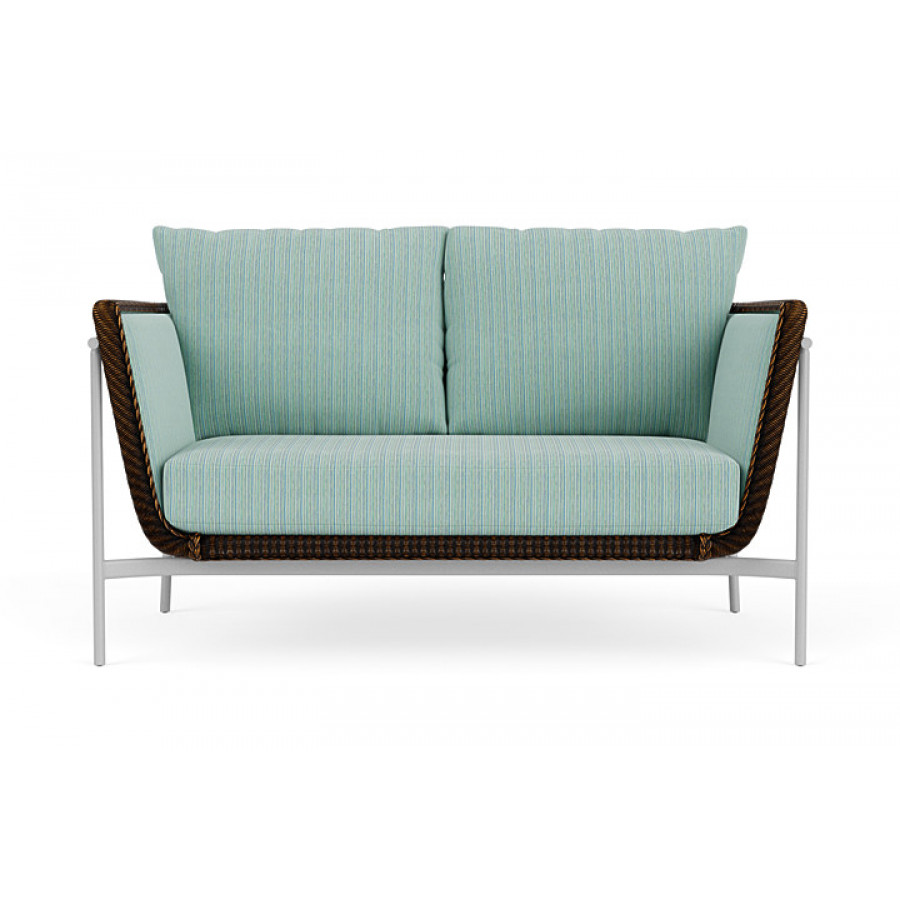 Lloyd Flanders™ Solstice Loveseat  - Mink, Metallic Silver