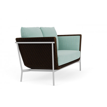 Lloyd Flanders™ Solstice Loveseat  - Mink, Metallic Silver