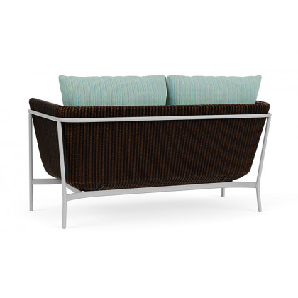 Lloyd Flanders™ Solstice Loveseat  - Mink, Metallic Silver