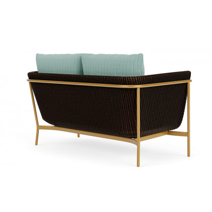 Lloyd Flanders™ Solstice Loveseat  - Mink, Metallic Gold