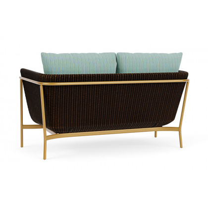 Lloyd Flanders™ Solstice Loveseat  - Mink, Metallic Gold