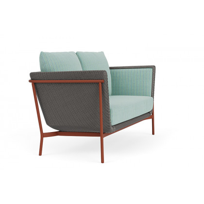 Lloyd Flanders™ Solstice Loveseat  - Pewter, Terracotta