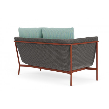 Lloyd Flanders™ Solstice Loveseat  - Pewter, Terracotta