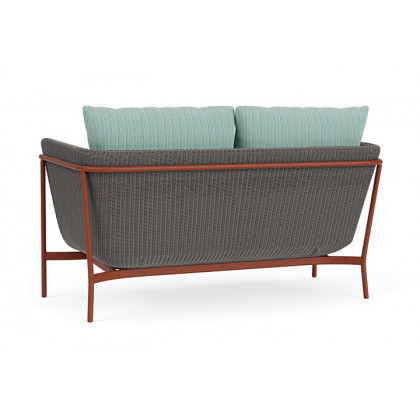Lloyd Flanders™ Solstice Loveseat  - Pewter, Terracotta
