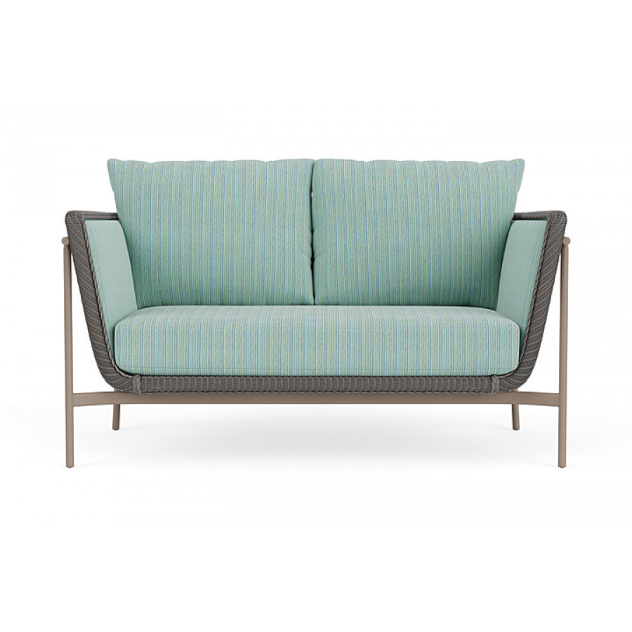 Lloyd Flanders™ Solstice Loveseat  - Pewter, French Beige