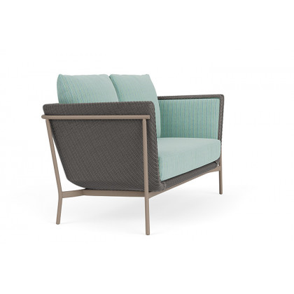 Lloyd Flanders™ Solstice Loveseat  - Pewter, French Beige