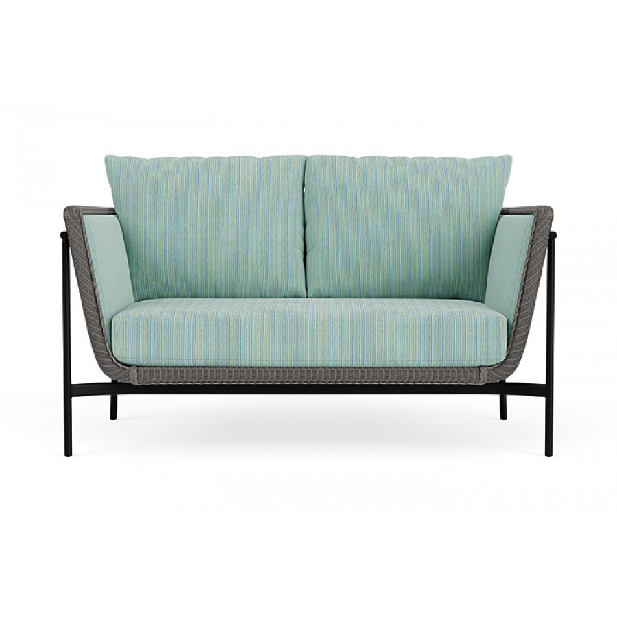 Lloyd Flanders™ Solstice Loveseat  - Pewter, Ebony