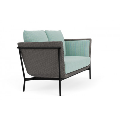 Lloyd Flanders™ Solstice Loveseat  - Pewter, Ebony