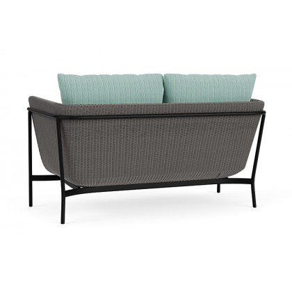 Lloyd Flanders™ Solstice Loveseat  - Pewter, Ebony