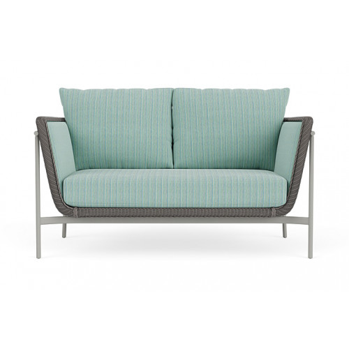 Lloyd Flanders™ Solstice Loveseat  - Pewter, Platinum