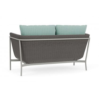Lloyd Flanders™ Solstice Loveseat  - Pewter, Platinum