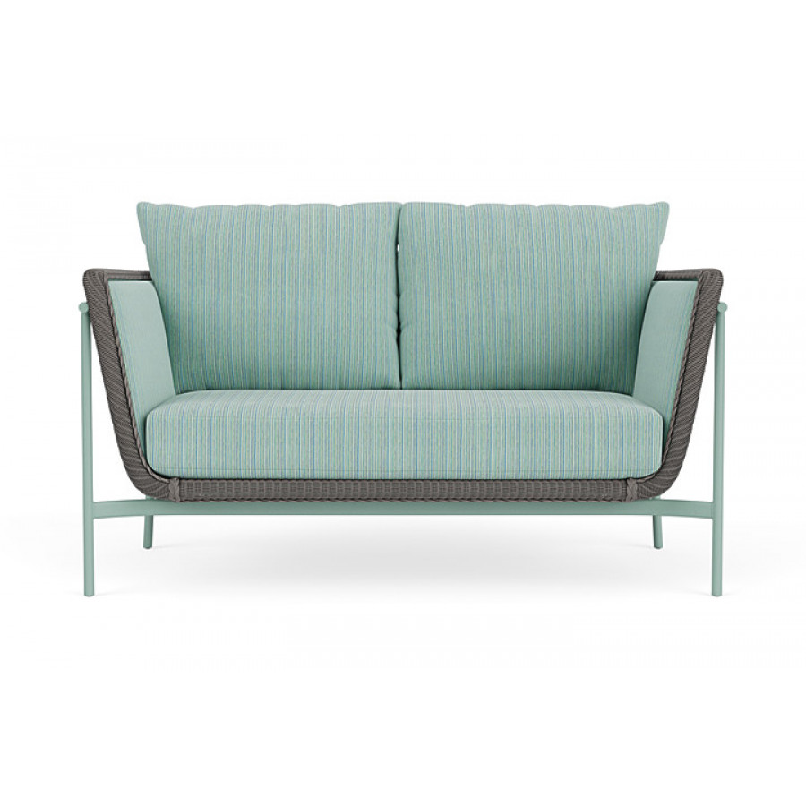 Lloyd Flanders™ Solstice Loveseat  - Pewter, Sea Glass