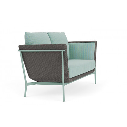 Lloyd Flanders™ Solstice Loveseat  - Pewter, Sea Glass