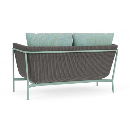 Lloyd Flanders™ Solstice Loveseat  - Pewter, Sea Glass