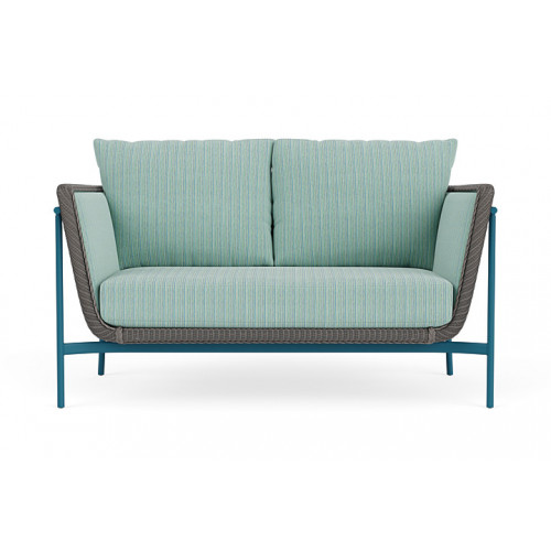 Lloyd Flanders™ Solstice Loveseat  - Pewter, Peacock