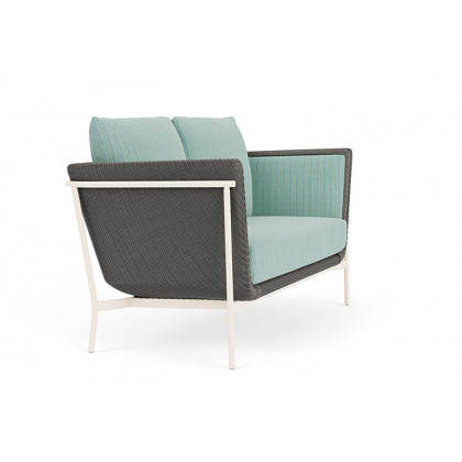 Lloyd Flanders™ Solstice Loveseat  - Pewter, Ivory