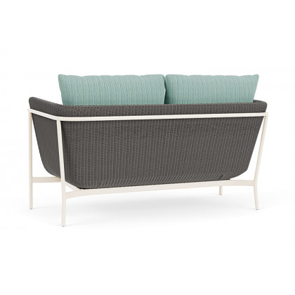 Lloyd Flanders™ Solstice Loveseat  - Pewter, Ivory