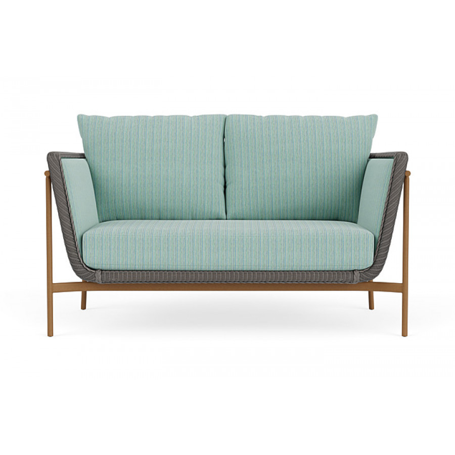 Lloyd Flanders™ Solstice Loveseat  - Pewter, Hickory