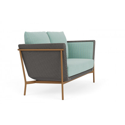 Lloyd Flanders™ Solstice Loveseat  - Pewter, Hickory