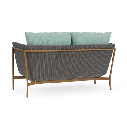 Lloyd Flanders™ Solstice Loveseat  - Pewter, Hickory