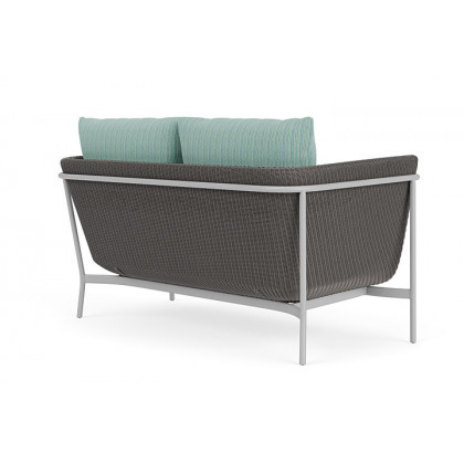 Lloyd Flanders™ Solstice Loveseat  - Pewter, Metallic Silver