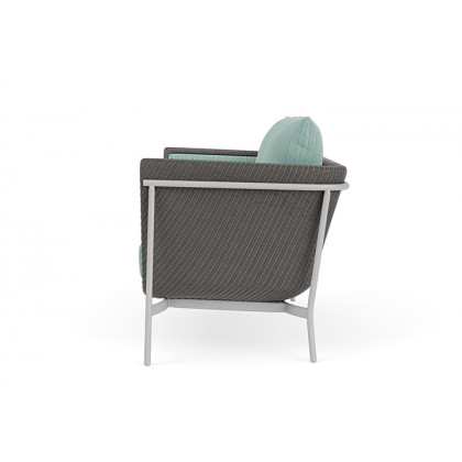 Lloyd Flanders™ Solstice Loveseat  - Pewter, Metallic Silver