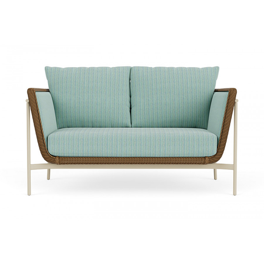 Lloyd Flanders™ Solstice Loveseat  - Hickory, Linen