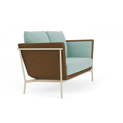 Lloyd Flanders™ Solstice Loveseat  - Hickory, Linen