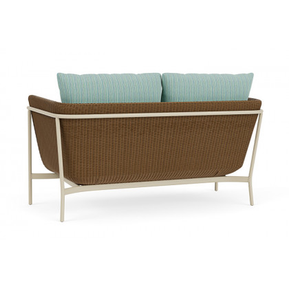 Lloyd Flanders™ Solstice Loveseat  - Hickory, Linen