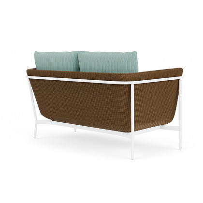 Lloyd Flanders™ Solstice Loveseat  - Hickory, Matte White