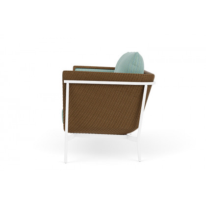 Lloyd Flanders™ Solstice Loveseat  - Hickory, Matte White