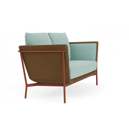 Lloyd Flanders™ Solstice Loveseat  - Hickory, Terracotta
