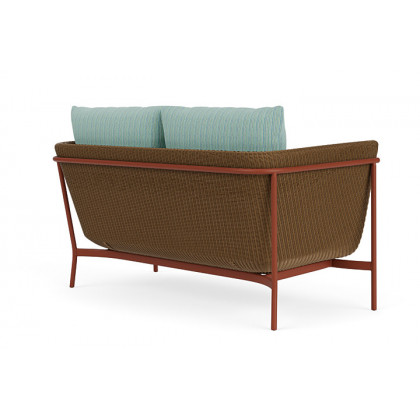 Lloyd Flanders™ Solstice Loveseat  - Hickory, Terracotta