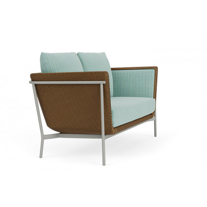 Lloyd Flanders™ Solstice Loveseat  - Hickory, Platinum