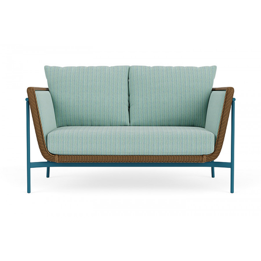 Lloyd Flanders™ Solstice Loveseat  - Hickory, Peacock