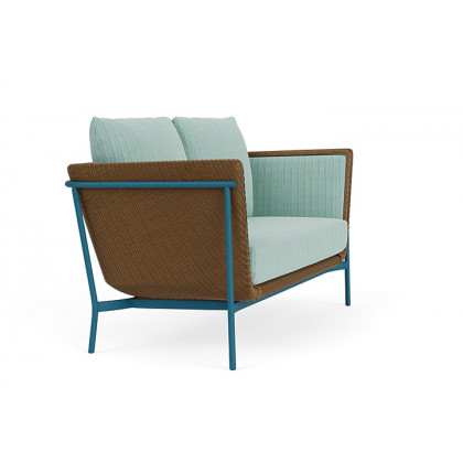 Lloyd Flanders™ Solstice Loveseat  - Hickory, Peacock