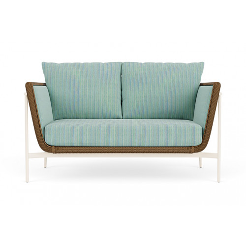 Lloyd Flanders™ Solstice Loveseat  - Hickory, Ivory