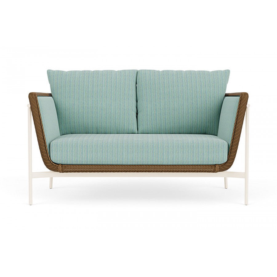 Lloyd Flanders™ Solstice Loveseat  - Hickory, Ivory