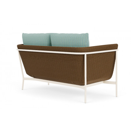 Lloyd Flanders™ Solstice Loveseat  - Hickory, Ivory