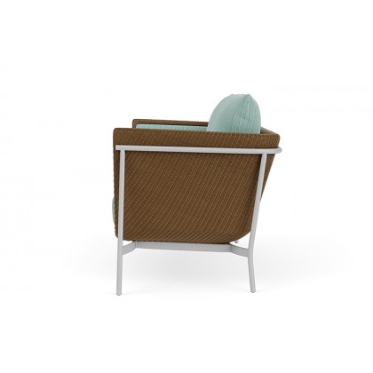 Lloyd Flanders™ Solstice Loveseat  - Hickory, Metallic Silver