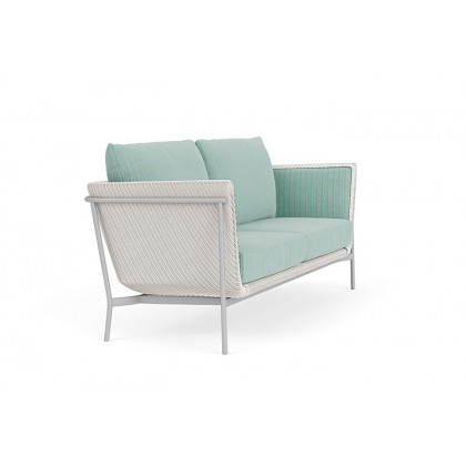 Lloyd Flanders™ Solstice Sofa  - White, Metallic Silver