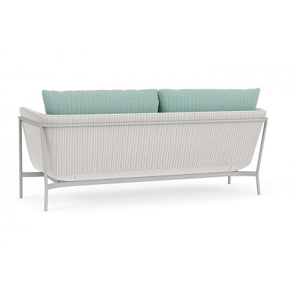 Lloyd Flanders™ Solstice Sofa  - White, Metallic Silver