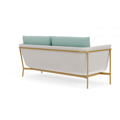 Lloyd Flanders™ Solstice Sofa  - White, Metallic Gold