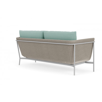 Lloyd Flanders™ Solstice Sofa  - Linen, Metallic Silver