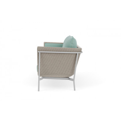Lloyd Flanders™ Solstice Sofa  - Linen, Metallic Silver