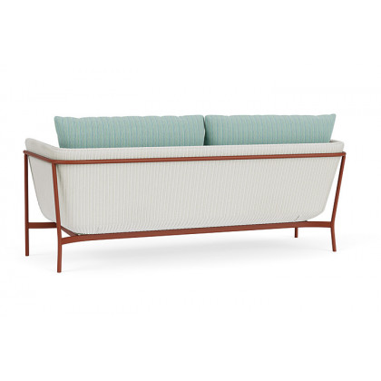 Lloyd Flanders™ Solstice Sofa  - Matte White, Terracotta