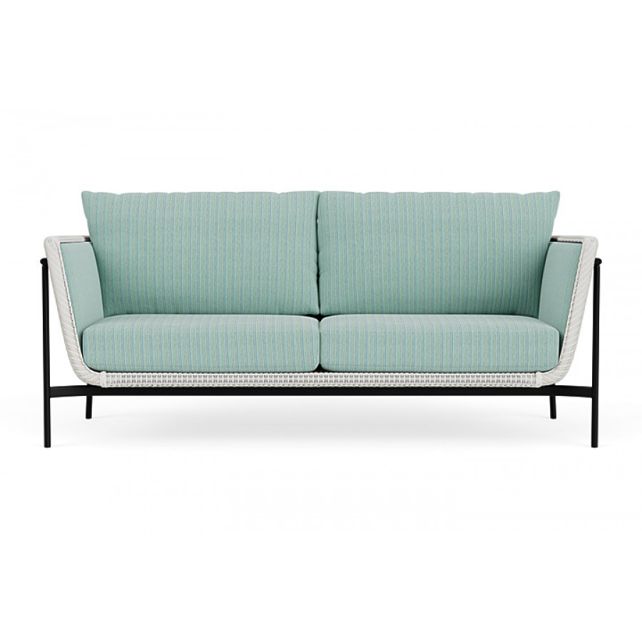 Lloyd Flanders™ Solstice Sofa  - Matte White, Ebony