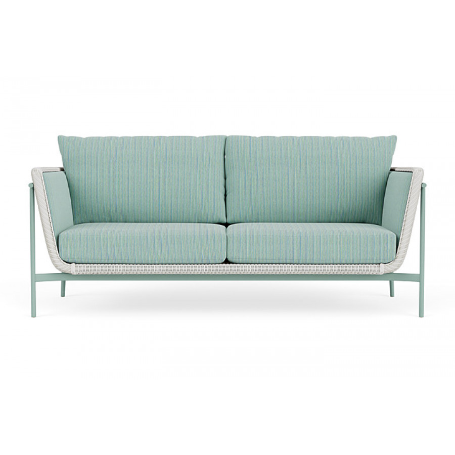Lloyd Flanders™ Solstice Sofa  - Matte White, Sea Glass